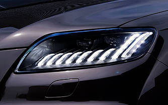 Передні фари Audi Q7 4L (10-15) тюнінг Full Led оптика (заміна рідного ксенону)