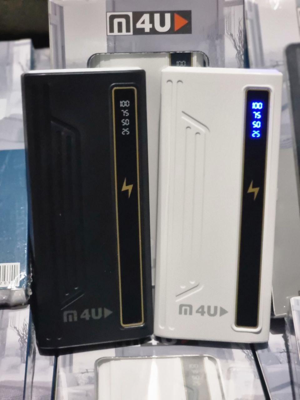 Павербанк 20000m/Ah m4u з ліхтариком, фото 1