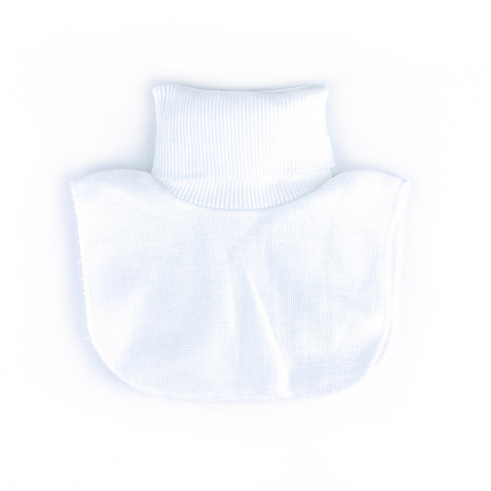 Манишка на шию Luxyart one size для дітей і дорослих білий (KQ-2782)
