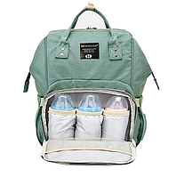 Рюкзак-сумка для мам Mother-bag Бірюзова
