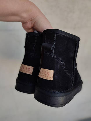 Угги ЧЕРНЫЕ классические низкие ЗАМША натуральная UGG IT TS унисекс зима, фото 6