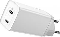 СЗУ Baseus GaN2 Lite Quick Charger 65W (2 Type-C), фото 4