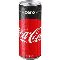 COCA-COLA НАПІЙ ZERO НАП. ГАЗ. Ж/Б 0,33