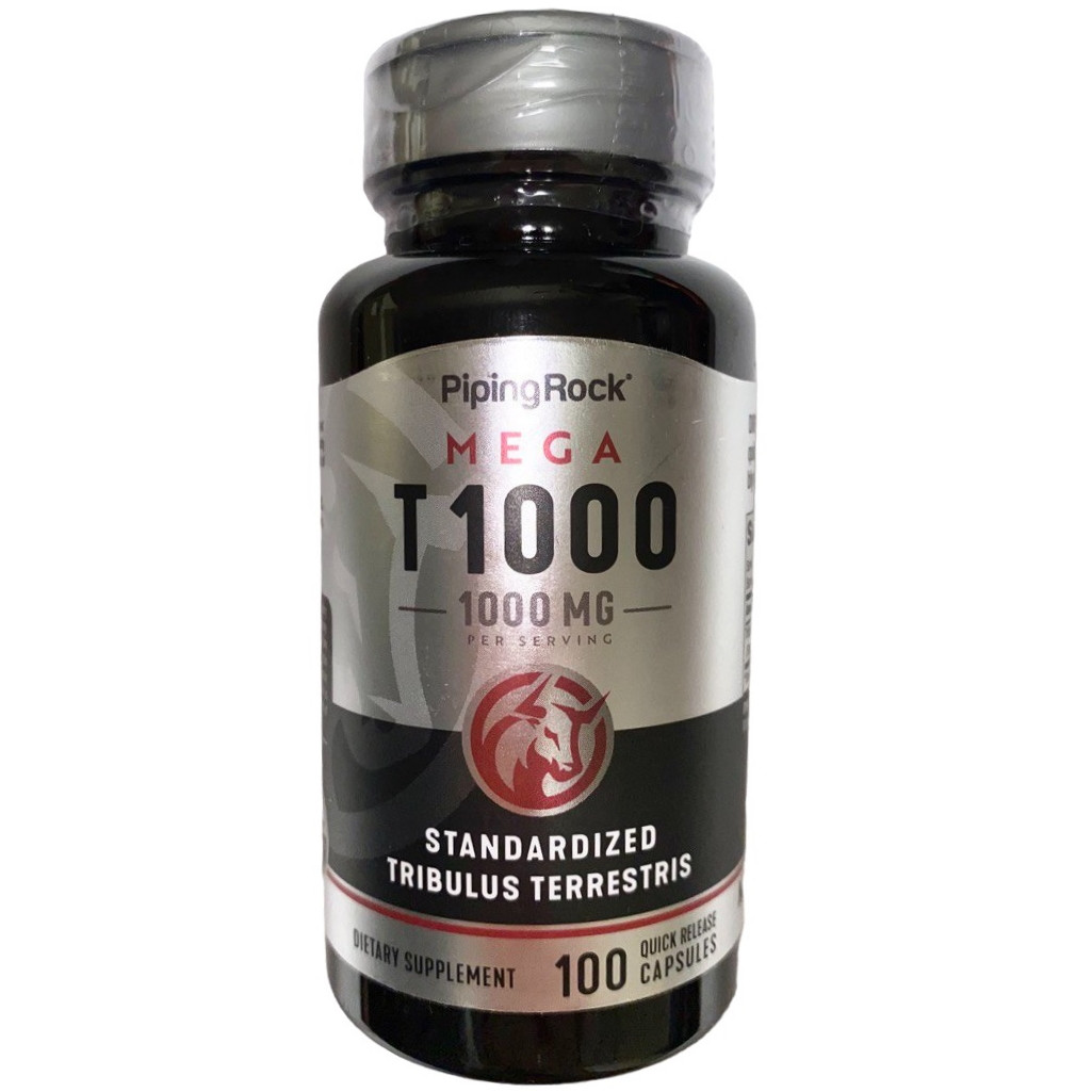 Тестостероновий бустер Piping Mega Rock T1000 Tribulus Terrestris (100 капсул.)