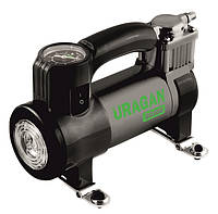 Компресор автомобільний URAGAN з LED ліхтарем 7 Атм 35л шланг 1м 90190