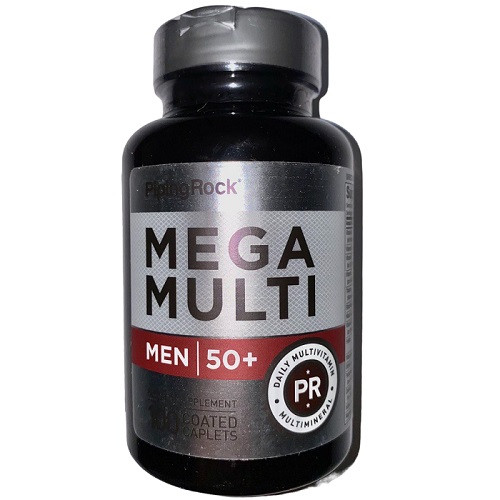 Вітаміни та мінерали для чоловіків старше 50 років Piping Rock Mega Multi for Men 50+ (100 каплет.)