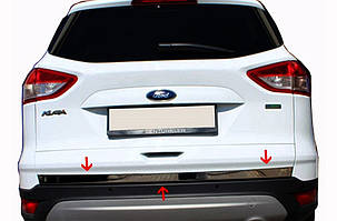 Ford Kuga 2013 Крихітка багажника OmsaLine TMR Накладки на кришку багажника Форд Куга - Форд Ескейп