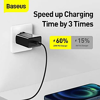 СЗУ Baseus Speed Mini PD Charger 20W (1 Type-C), фото 11