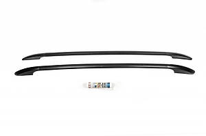Nissan Qashqai 2014+ Рейлінги OmsaLine Solid (2 шт., чорні) TMR Рейлінгі Нісан Кашай