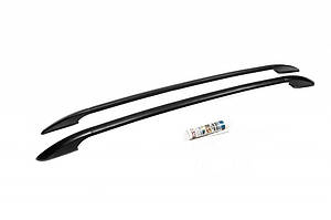 Toyota Auris 2007-2012 Рейлінги OmsaLine Solid (2 шт., чорні) TMR Рейлінгі Тойота Ауріс