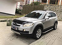 Дефлектор капота 2006-2011 (EuroCap) Chevrolet Captiva 2006 и 2011 гг. TMR Дефлектор на капот (Мухобойка)