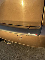 Накладка на задний бампер (ABS) Volkswagen Caddy 2004-2010 гг. TMR Накладки на задний бампер Фольксваген Кадди