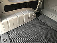 Коврик багажника MAXI (EVA, полиуретановый, черный) Volkswagen Caddy 2004-2010 гг. TMR Резиновые коврики в