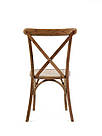 Стілець дерев'яний зі спинкою Cross Back натуральний дуб REMY-DECOR для дому кафе ресторану, фото 4