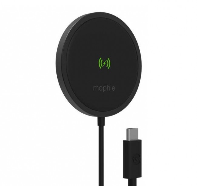 Mophie Snap+ Wireless Charging Pad MagSafe - Android 15W, iOS 7,5W (Black), фото 1