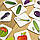 Дитячі навчальні пазли. Вивчаємо овочі та фрукти 13203004, 14 розвивальних ігор у наборі, фото 5