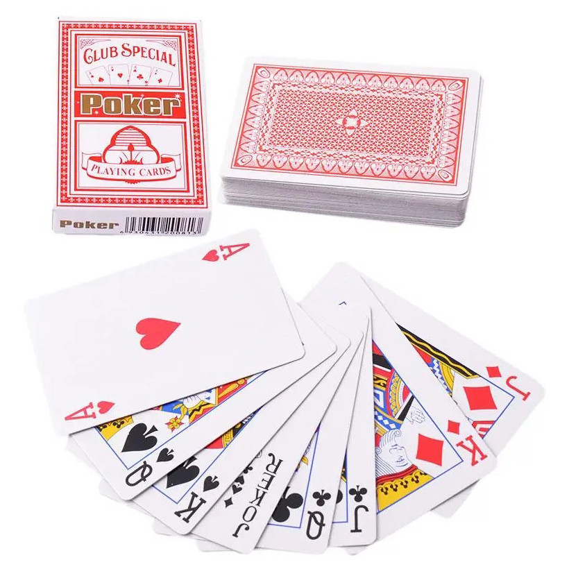 Карти гральні "POKER Club Special", 54 карти CS-54 Червоний