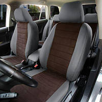 Чехлы на сиденья из экокожи и антары BMW 3-series IV (E46) 1998-2006 EMC-Elegant