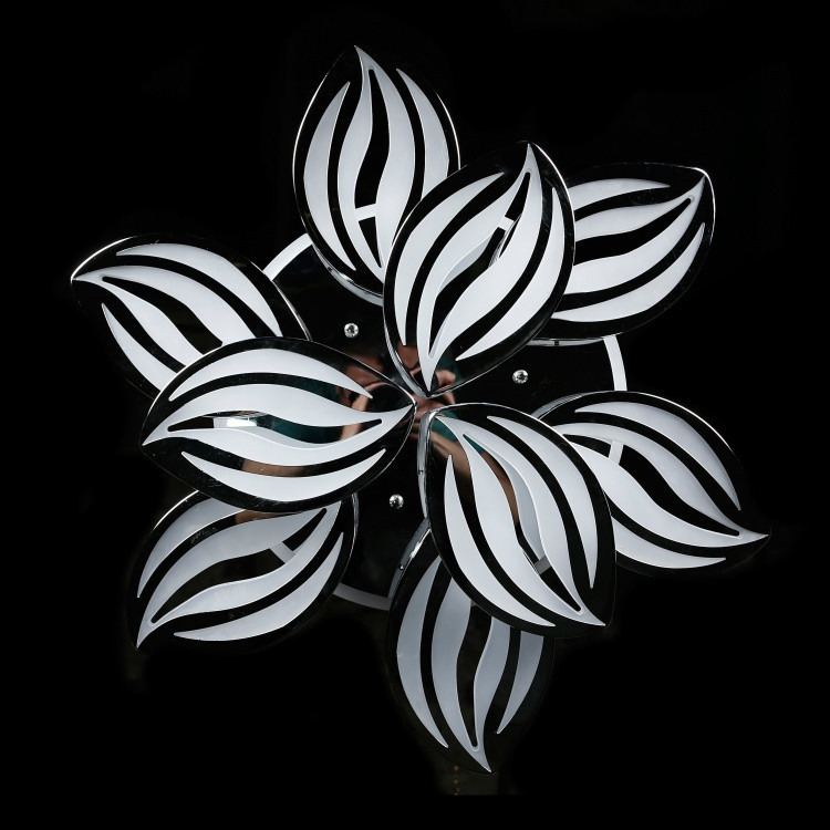 Стельова світлодіодна люстра LK23/6+3 LED (CHROME), фото 1