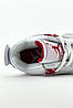 Кросівки Nike Air Jordan 4 Retro White Red / Найк Аїр Джордан 4 Ретро Білий з Червоним, фото 7