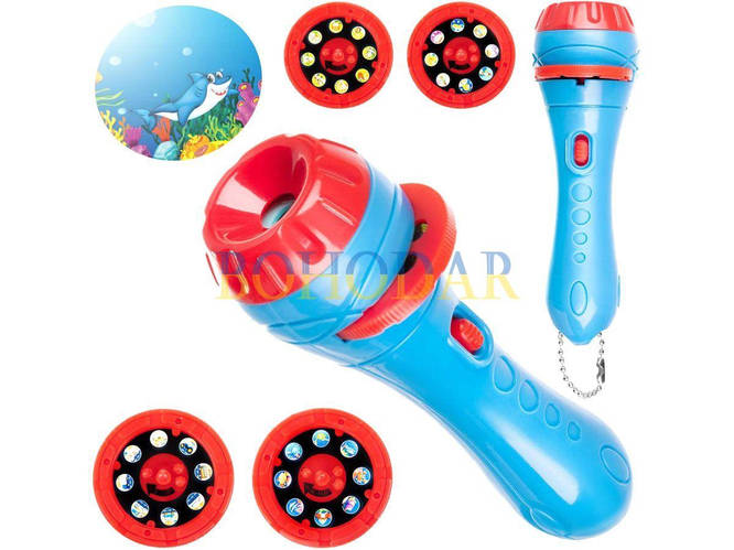 Купить Фонарик фонарь детский 2/1 TRIZAND L8249 +ПРОЕКТОР (НОЧНИК) 32 ...