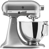 Миксер планетарный KitchenAid Artisan 4,3 л с откидным блоком цвет хром 5KSM95PSEMC