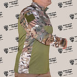 Сорочка чоловіча тактична комбінована з довгим рукавом швидковисихаюча, фото 8