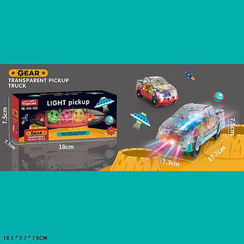 Іграшка "Машинка прозора, що світиться" 035-A25 G-Rich