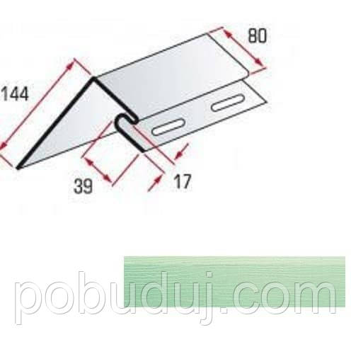 Планка віконна Альта-Профіль Alta-Siding оливковий 3,05м, фото 1