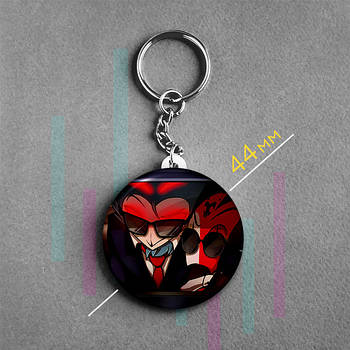 "Блітцо і Столас (Пекельний бос / Helluva boss)" брелок круглий Ø44 мм