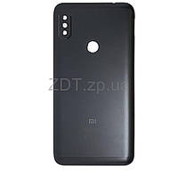 Задняя крышка Xiaomi Redmi Note 6 Pro, M1806E7TG, черная ORIGINAL со стеклом камеры