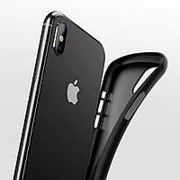 Айфон x / iPhone XS Чехол ультра тонкий x-level WINGS pp 0.18мм ЧЕРНЫЙ