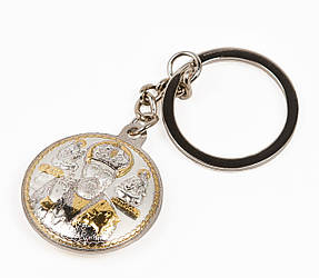 Брилок із зображенням Св. Миколая 3,2см для ключів в машину