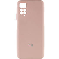 Силиконовый чехол Silicone Case Full Camera для Xiaomi Redmi Note 11 Pro / 11 Pro 5G Pink Sand