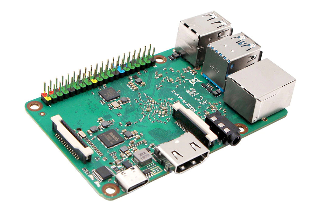 Мікрокомп'ютер ROCK PI 4 Model A 4 GB v1.4 (без WLAN/BT/PoE) amc