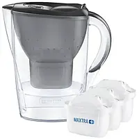 Фільтр для води BRITA Marella 1039274 Gray + 3 картриджі