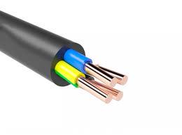 Кабель силовий моножила ВВГ нг 4х10 Одеса Каблекс (кратно 5м) ПОВНОМІРНИЙ, фото 1