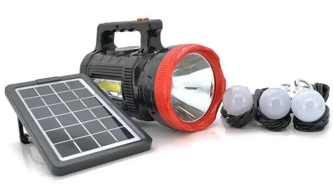 Переносний ліхтар із сонячною батареєю RT-906BT MP3+Radio+Bluetooth