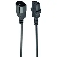 Кабель живлення Maxxter IEC-C13 - IEC-C14 1.8 м (CL-23-6) Black