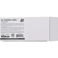 Термоэтикетка 2E 2E-TL-60X40 White 60x40мм 800 шт 3 рулона