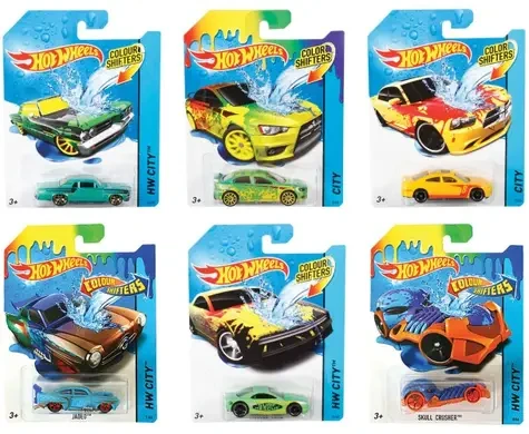 Машинка "Зміни колір» в асортименті, Hot Wheels BHR15.Оригінал