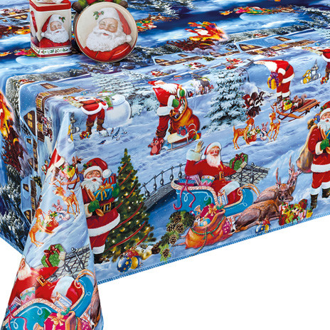 Скатертина клейонка Новорічний настрій, створіть атмосферу свята в домі!