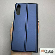 Чохол-книга для Samsung Galaxy A50s софт тач з підставкою книжка на телефон самсунг а50с темно-синя P8B, фото 2