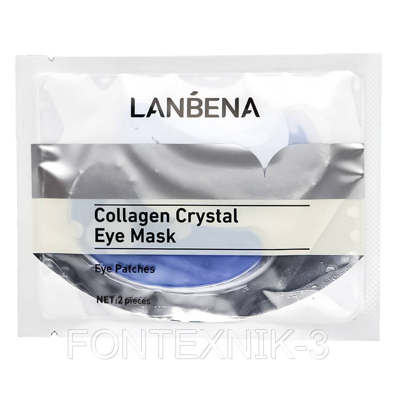 Патчи LANBENA Collagen Crystal Eye Mask 6 Г Blue Улучшает Качество Кожи ...