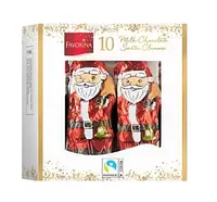 Шоколадные Санта-Клаусы Favorina Santa Clauses (10штх12,5г) 125 г Германия