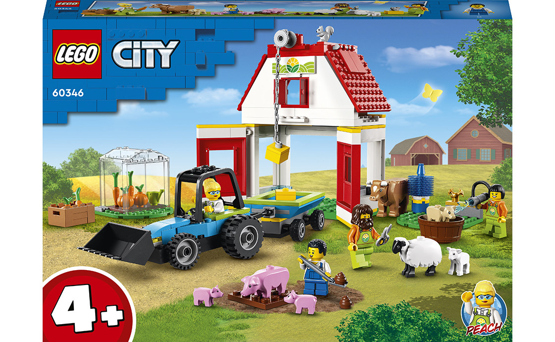 LEGO City Тварини на фермі та в хлеву 230 деталей (60346), фото 1