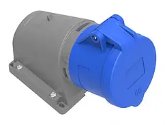 BC1-3403-2535 220V 3*32A Настінна розетка з нахилом 90° (поліамід) IP44