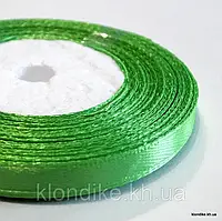 Лента атласная, 0.6 см, (бобина 32метров/уп.) Светло-зелёный