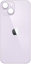 Задня кришка iPhone 14 Plus фіолетова Purple з великими отворами під віконця камер високої якості
