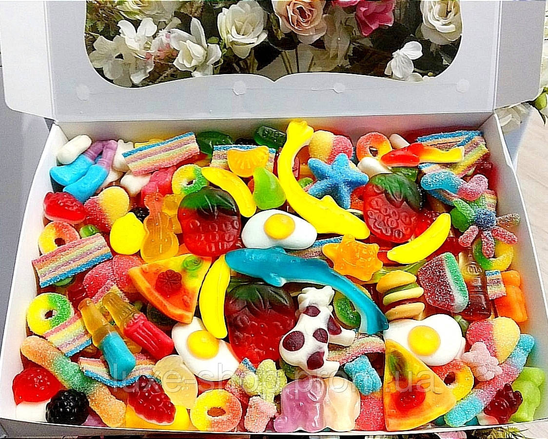 1500 Грамм Желеек - Подарочный Свит Бокс с Жевательными Конфетами ...